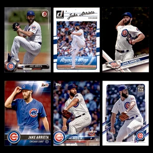 Jake Arrieta Lot 6 verschiedene Baseballkarten 2017-2021 Chicago Cubs Only! - Liste! - Bild 1 von 8