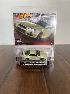 Hot Wheels Premium 2024 Nissan Skyline GT-R BNR 34 1:43 Scale - Picture 1 of 6