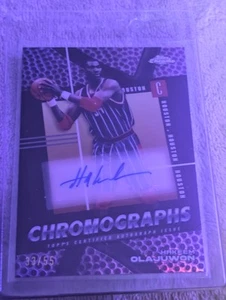 2024-25 Topps Chrome Hakeem Olajuwon Chromographs Autograph SN 33/55 - Picture 1 of 2