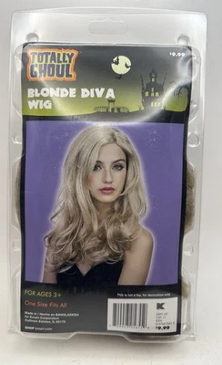 Totally Ghoul Blonde Diva Wig  For Halloween Dress Up  K-Mart - Image 1 of 4