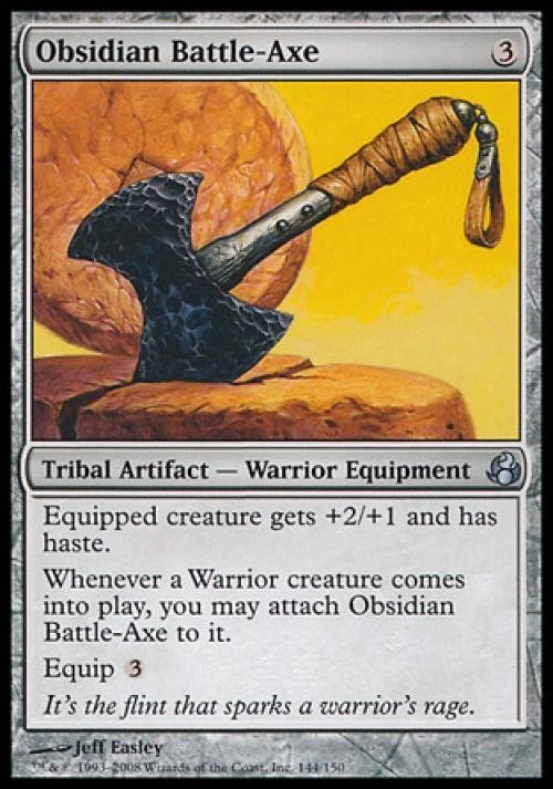 Obsidian Battle-Axe - Medium Play MTG Morningtide - Image 1 of 1