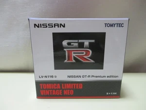 Tomica Limited Vintage Neo LV-N116b 1/64 Nissan GT-R Premium Edition White - Picture 1 of 2