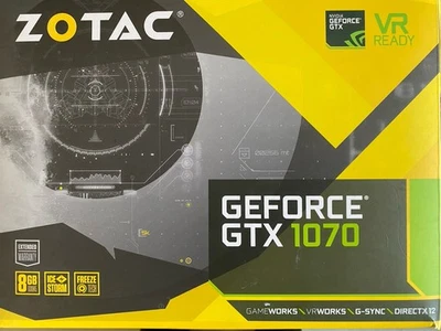 ZOTAC GeForce GTX 1070 Graphics Card 8GB GDDR5 (ZT-P10700G-10M) - Image 1 of 3