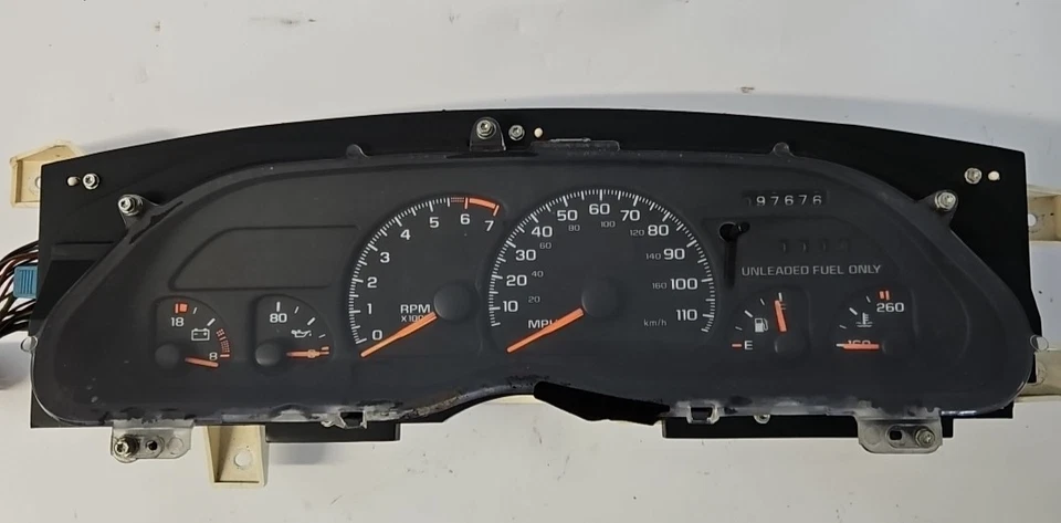 1994 1995 Chevy Camaro спидометр приборной панели Speedo 97,676 миль 3,4 л - Изображение 1 из 4