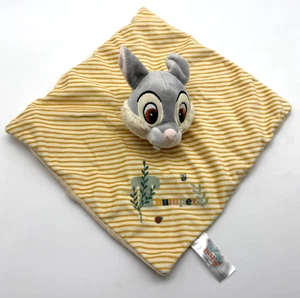 Disney Baby Schmusetuch Kuscheltuch Plüsch für Baby süß Hase Gelb Klopfer - Bild 1 von 6