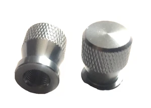 2 pcs. Motorcycle Wheel Tire Valve Stem Cap Cover - Titanium - Imagen 1 de 2