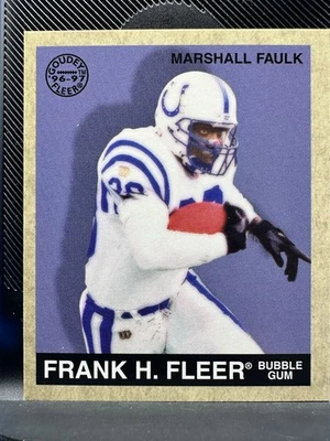 Marshall Faulk - Fleer Goudey #26 1996 - Indianapolis Colts Mini Foto 1 de 4