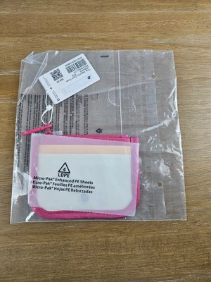 Lululemon Nuevo con Etiquetas Estuche para Tarjeta de Identidad Verdadera Cartera Frambuesa/Melón/Rosa Marfil Claro Foto 1 de 4