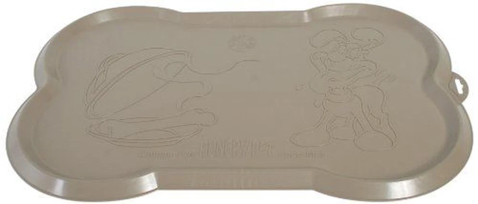 Omega Paw Hungry Dog Pet Food Mat one size Brown - Image 1 of 1