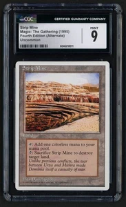 ***CGC 9 Strip Mine*** MTG Alternate 4th Edition Magic Kid Icarus - Bild 1 von 2