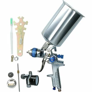 Pistola pulverizadora de alimentación por gravedad HVLP 1,4 mm y 2,0 mm, 1/4" BSP trampa de humedad en línea - Imagen 1 de 7