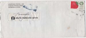Banking Cover circulated returned w/stamps of México Exports Strawberries 1994