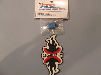 **XMODS GPM ALUMINUM MOTOR HEAT SINK BLUE XME018 NEW FITS EVO CARS AND TRUCKS** - Image 1 of 2