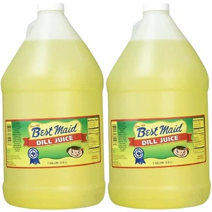 Dill Pickle Juice 2 Gallons Best Maid Delicious Brine Shooter Pickle Back Mixer - Picture 1 of 10
