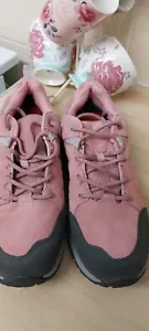 LADIES EXTREME VIBRAM WATERPROOF PINK WALK SHOE SIZE 8 NEW MOUNTAIN WAREHOUSE - Picture 1 of 7