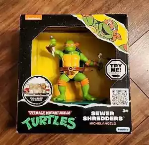 Teenage Mutant Ninja Turtles - Michelangelo - Sewer Shredders Pull Back to Shred - Picture 1 of 1