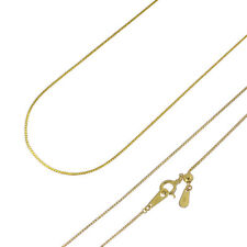 ROUND BOX CHAIN Necklace Fashion Jewelry 18-karat gold 18K Gold G