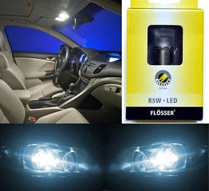 Flosser LED BA15s R5W 1W White One Bulb Hood Engine Bay Light Replacement Stock - Picture 1 of 11