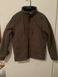 Chaqueta Abercrombie Fitch Para Hombre Mediana Negra Gris Térmica Pico Shell Cremallera Completa  - Imagen 1 de 13