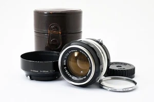 6 hojas⏯️[Opt como nuevo] Nikon Nikkor-S Auto 50 mm F1.4 Nippon Kogaku CAP Japón 2253497 - Imagen 1 de 12
