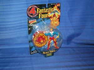 Toy Biz Marvel Fantastic Four Human Torch with Firestorm Action Platform - Picture 1 of 4
