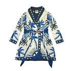 NWT FARM Rio for Anthropologie Floral Print Long-Sleeve Blazer Dress XS Petite
