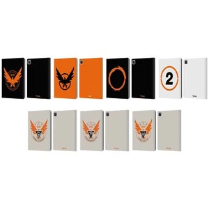 TOM CLANCY'S THE DIVISION 2 LOGO ART LEATHER BOOK WALLET CASE FOR APPLE iPAD - Picture 1 of 13