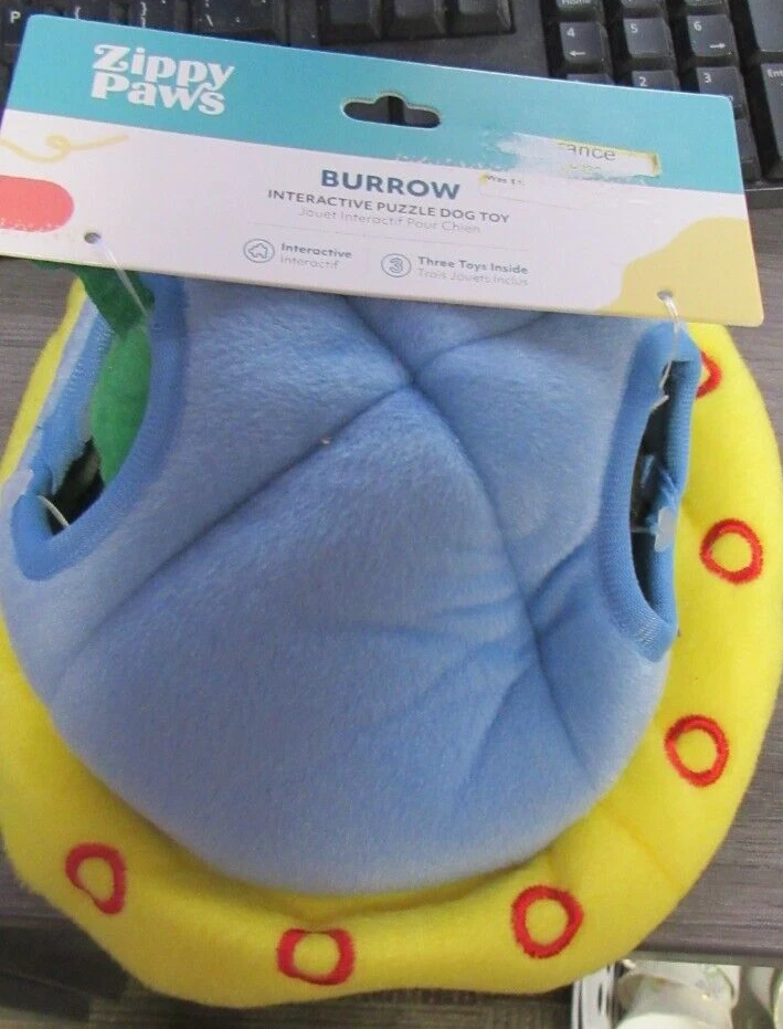 ZippyPaws Burrow Spaceship And Aliens Dog Toy WITH TAGS*