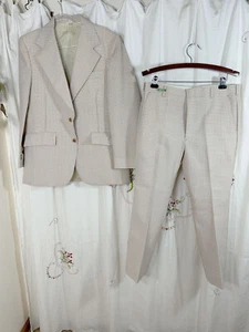 70s Levi's Panatela Polyester Disco Summer Leisure Suit 44 Jacket 35 29 Pants - Picture 1 of 10