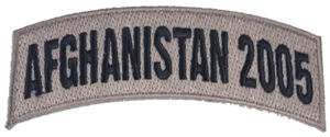 Afghanistan 2005 TAB Desert ACU TAN Rocker Patch - Veteran Family-Owned Business - Picture 1 of 1