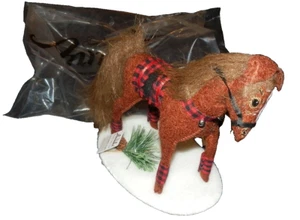 NEU 8" ANNALEE WINTER WOODS PFERD Woodland Plaid PONY Ranch - Bild 1 von 3
