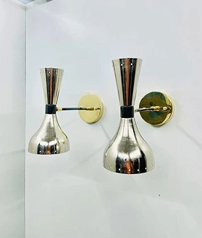 Creations Mid Century Sconce Silver Wall Sconce Brass Wall Fixture Lights Cover