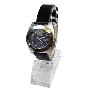 LIMIT Swiss Deadstock SD-003 Men's Watch Automatic Wristwatch Black Silver Used - Picture 1 of 6