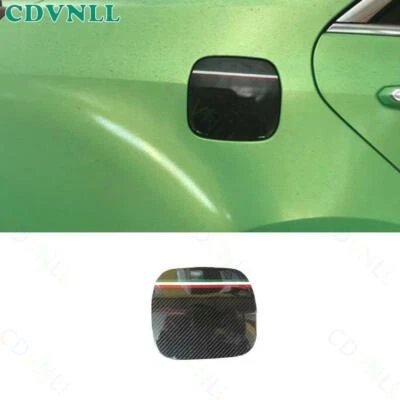 Tampa do tanque de combustível para Cadillac ATS 2013-19 fibra de carbono seca porta de carro acabamento - Imagem 1 de 4