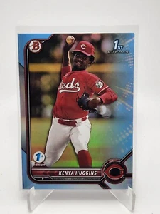 Bowman Draft 2022 primera edición #BD-140 Kenya Huggins lámina azul cielo - Imagen 1 de 2