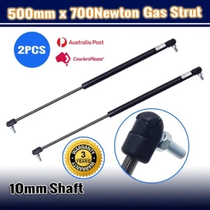 Pair 500mm 700N Gas Strut Caravan Canopy Trailer Truck Toolbox 10mm Shaft Spring - Picture 1 of 18