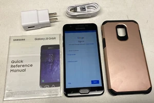Samsung Galaxy J3 SM-J327 - 16GB - Black (Tracfone) Smartphone Mobile Cell Phone - Picture 1 of 6