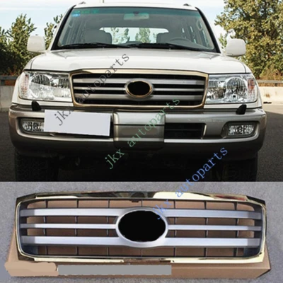 Parachoques delantero gris dorado rejilla k para Toyota Land Cruiser LC100 FZJ100 06-07 Foto 1 de 4