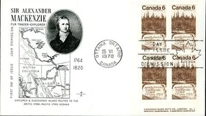 Canada FDC-PB#516 - Carved Inscription (1970) 6¢ - Picture 1 of 1