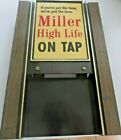 Miller High Life On Tap,Faux Wood Metal Calendar Holder Bar Sign Vintage