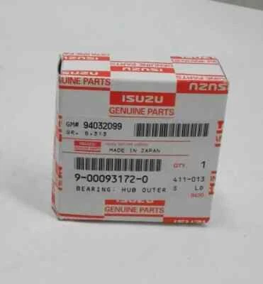 Isuzu Genuine OEM Part 9-00093172-0 Outer Hub Bearing GM#94032099 Foto 1 de 4