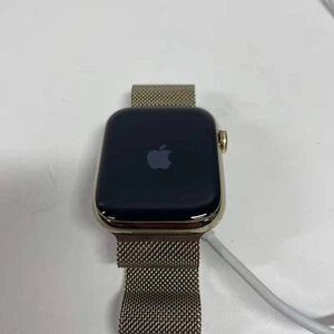 Broken Unlocked Apple Watch Series 7 45MM Stainless Steel - Photo 1 sur 9