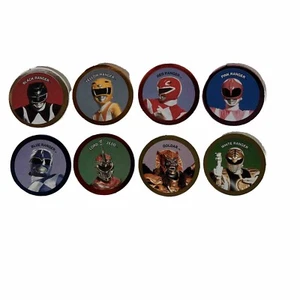 McDonald "SABAN Power Rangers" POGS 1994. 8er Set.  NEU - Bild 1 von 2