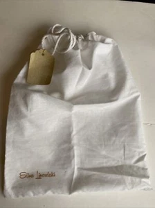 Elina Linardaki Staubbeutel weiß Baumwolle Kordelzug gebraucht - Bild 1 von 4