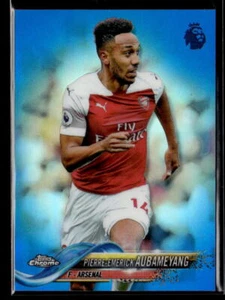 Pierre-Emerick Aubameyang #'d /150 - 2018-19 Topps Chrome Premier rifrattore blu - Foto 1 di 2