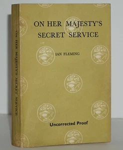 NEAR FINE 1ST/1ST UK PROOF EDITION~ ON HER MAJESTY'S SECRET SERVICE ~IAN FLEMING - Imagen 1 de 12