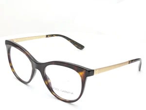 Dolce & Gabbana DG3316 502 Cat Eye Havana Womens Eyeglasses 50mm - Picture 1 of 8