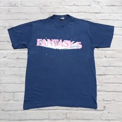 Camisa Lotto Fantasy 5 Vintage Talla L M Hecha en EE. UU. Lotería Foto 1 de 4