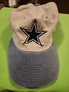 VINTAGE Dallas Cowboys Mütze Kappe Riemen hinten weiß blau NFL Football 90er Eastport - Bild 1 von 6