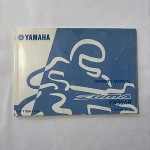 Yamaha ZUMA Owner’s Manual ORIGINAL, YW50AR. Printed OEM 2003 Scooter Manual - Picture 1 of 9